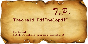 Theobald Pénelopé névjegykártya